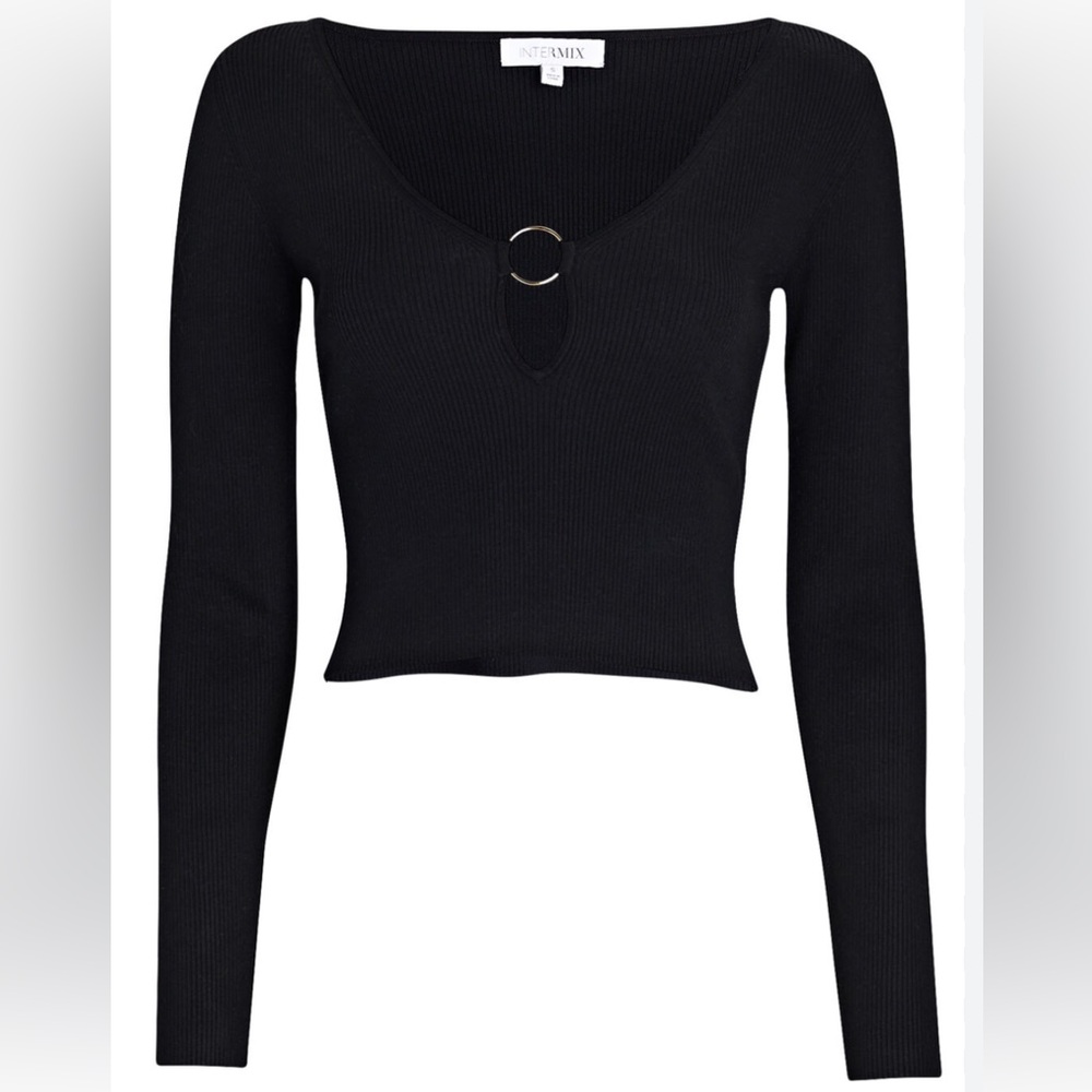 INTERMIX
Henrietta Ring Rib Knit Top